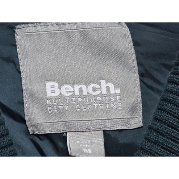 Bench Womens M Color Block Bomber Jacket Ponderosa Pine SOFT Sherpa Ribbed Trim - Picture 7 of 15